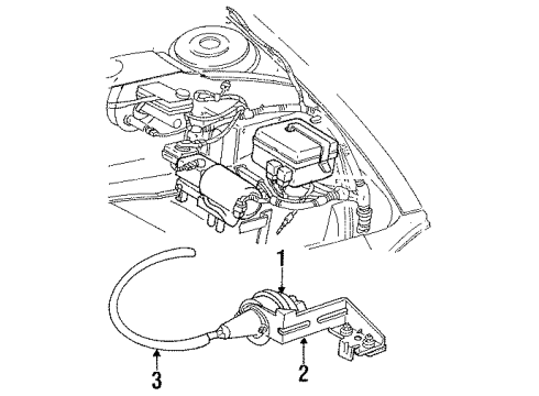 1997 Chrysler LHS Cruise Control System Diagram