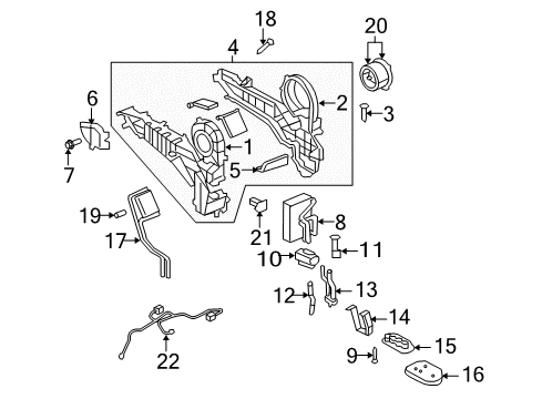 2008 Chrysler Aspen Expansion Valve Diagram for 68027237AA