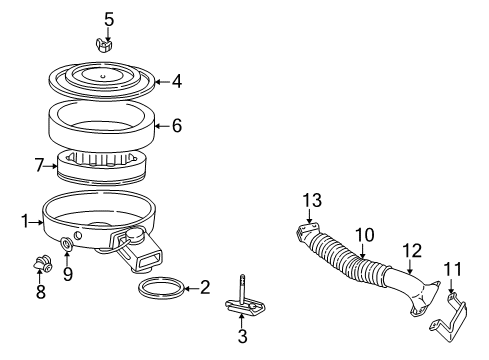 1994 Dodge B150 Element Diagram for 3830142