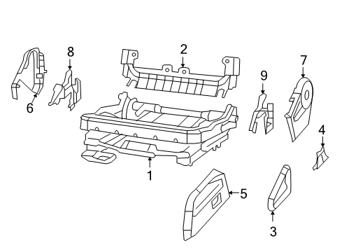 2012 Jeep Liberty Recline Handle, Slate Gray, Driver Side Diagram for 1JT311DVAA