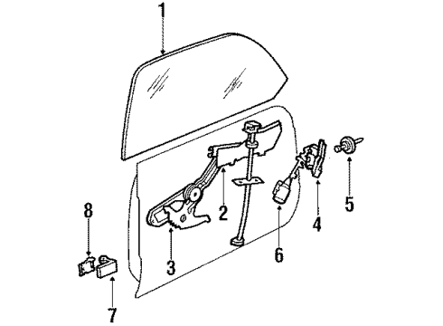 1985 Dodge 600 Door Diagram