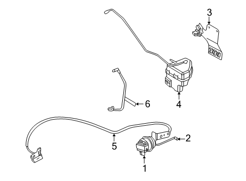2001 Chrysler Sebring Servo Plate Diagram for 4578006AA