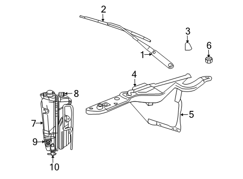 2009 Chrysler Aspen Rivet Nut Installation Fender To Body Diagram for 6508202AA