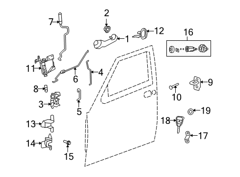 2008 Dodge Nitro Antenna Diagram for 5026235AA