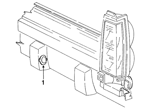 1990 Chrysler New Yorker License Lamps Diagram