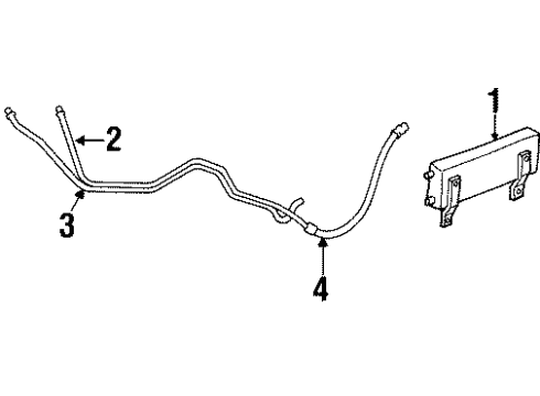 1997 Jeep Cherokee Return Tube Diagram for 52118569