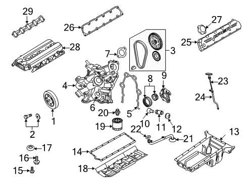 2004 Dodge Ram 1500 Intake Manifold Diagram for 53013403AD