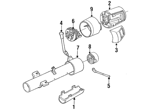 1990 Dodge W250 Switches Diagram