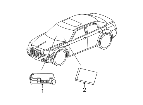 2006 Dodge Charger Navigation System Diagram