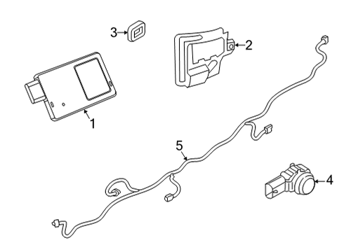 2015 Jeep Renegade Bracket, Rear Driver Side Diagram for 68255508AA