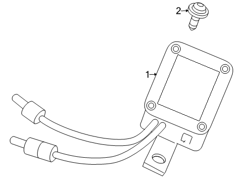 2009 Dodge Viper Antenna Module Diagram for 68004329AA