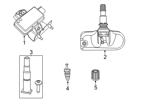 2011 Chrysler 300 Control Module Diagram for 56029543AD