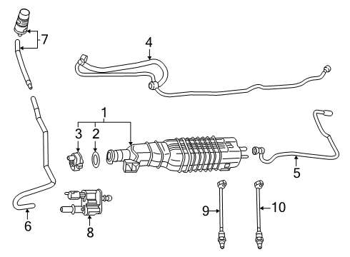 2025 Ram 1500 Emission Components Diagram