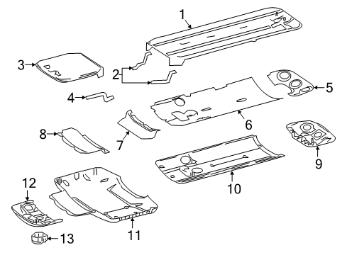 2008 Dodge Sprinter 2500 Cover Cap, Center Diagram for 1HE27CS8AA