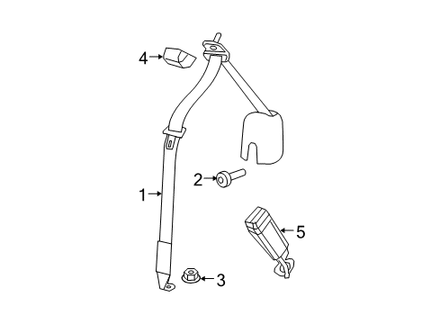 2011 Jeep Wrangler Cover, Rear Diagram for 5HU37DX9AC