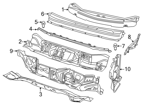 2015 Jeep Cherokee Cowl Diagram