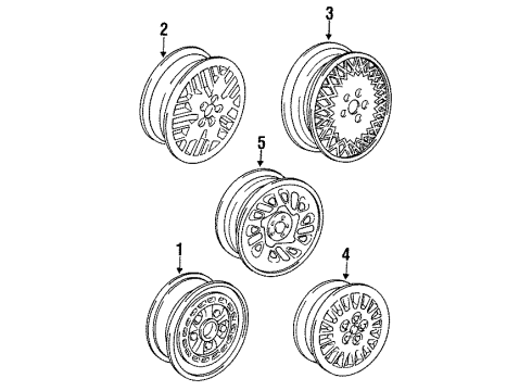 1990 Dodge Spirit Wheels Diagram