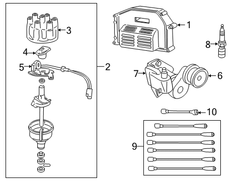 1999 Dodge Dakota Control Module Diagram for R6040037AG