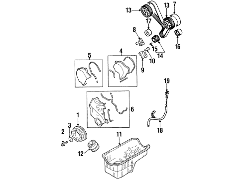 1999 Dodge Avenger Sprocket Pin Diagram for MF472571