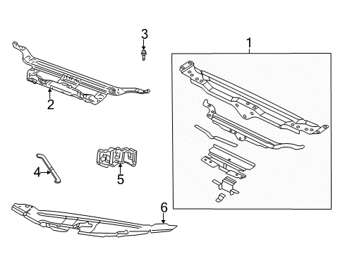 2002 Dodge Intrepid Side Panel, Front Driver Side Diagram for 5003853AD