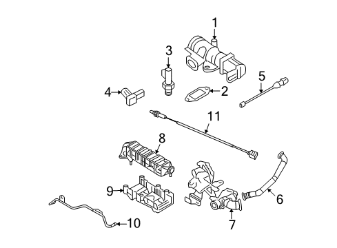 2007 Dodge Ram 2500 Air Temperature Sensor Diagram for 68002443AB