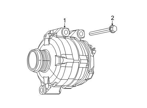 2023 Chrysler 300 Alternator Diagram