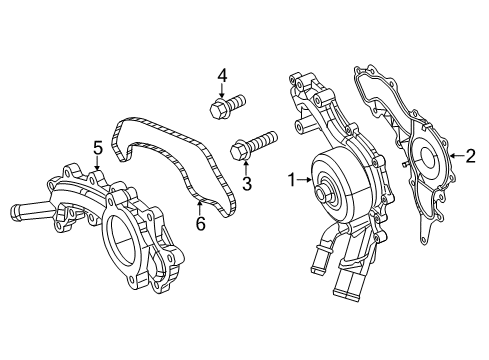 2012 Dodge Avenger Water Pump Diagram