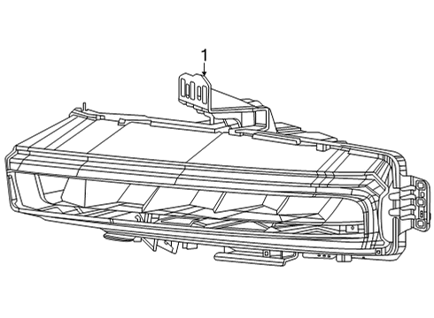 2025 Jeep Grand Cherokee L Fog Lamps Diagram 2 - Thumbnail