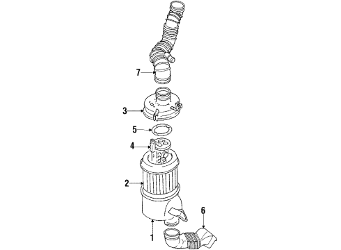 1989 Dodge Colt Air Inlet Diagram