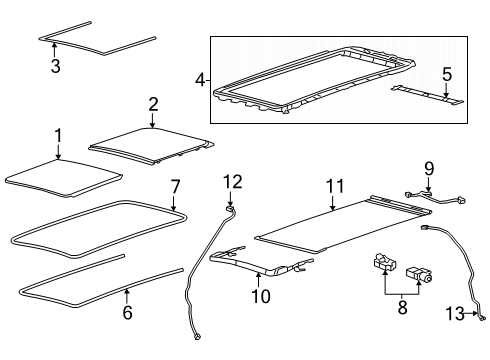 2025 Ram 1500 Sunroof Diagram