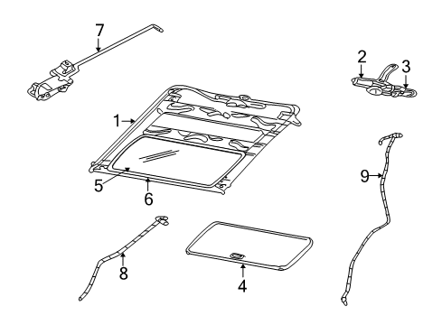 2003 Jeep Liberty Drain Hose, Front Passenger Side Diagram for 55360178AB