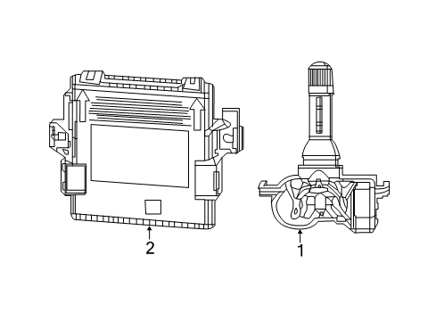 2021 Jeep Compass Module Diagram for 68462417AA