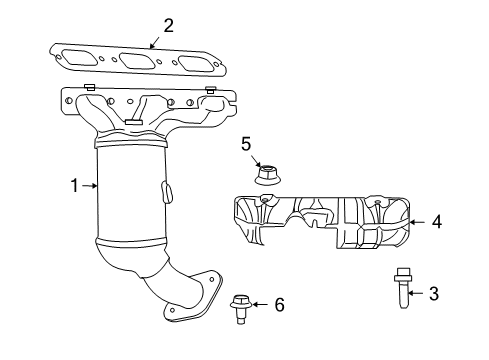 2009 Dodge Journey Exhaust Manifold Diagram
