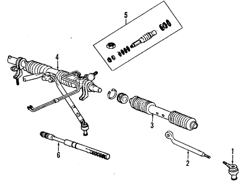 1991 Dodge Monaco P/S Pump & Hoses Diagram