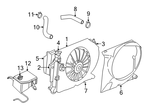 2008 Jeep Grand Cherokee Side Seal, Passenger Side Diagram for 55037944AC