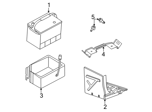 2003 Chrysler 300M Battery Diagram