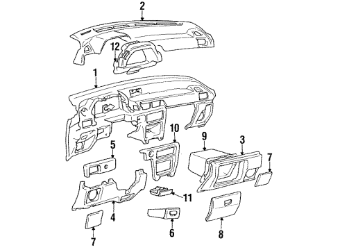 1989 Dodge Colt On/Off Switch Diagram for MB439488