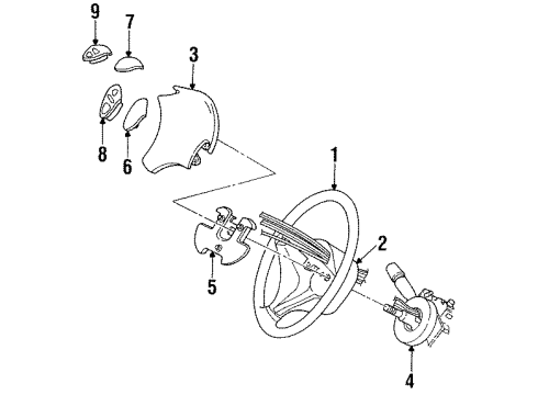 2000 Chrysler Grand Voyager Cruise Switch Diagram for 4685544