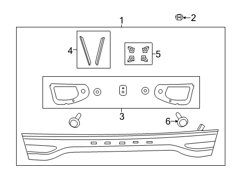 2015 Dodge Dart Gasket Kit, Rear Diagram for 68187834AA