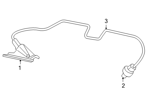 2010 Dodge Caliber Lamp Lens, Rear Driver Side Diagram for 5191811AA