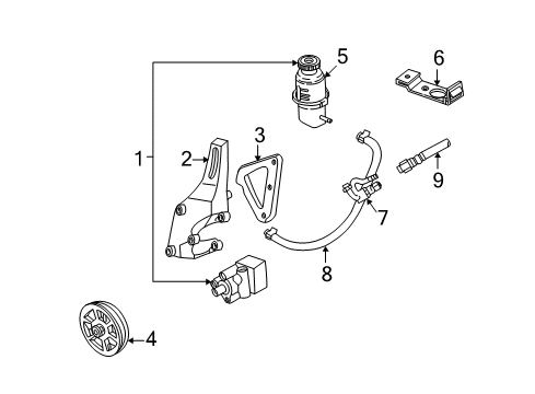 2000 Chrysler Concorde Gear Assembly Mount Bolt Diagram for 6505368AA