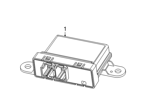 2021 Ram 2500 Parking Aid Diagram