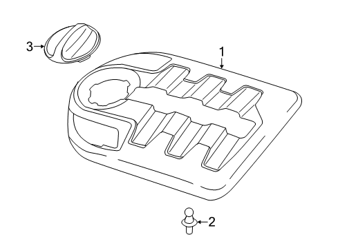 2017 Chrysler 200 Engine Appearance Cover Diagram 2 - Thumbnail