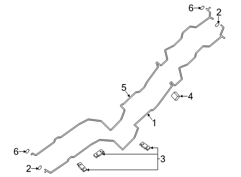 2013 Dodge Durango Tube Assembly Grommet Diagram for 68103079AA