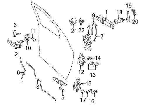 2016 Ram 1500 Control Rod, Front Inner Driver Side Diagram for 5165721AA
