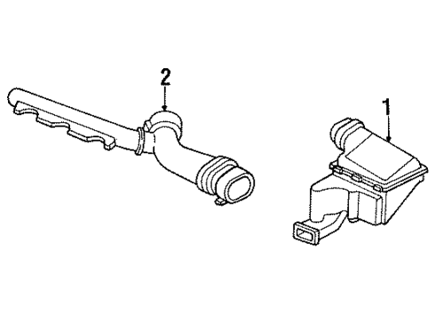 1996 Dodge Stratus Hose & Tube Assembly Diagram for 4663327
