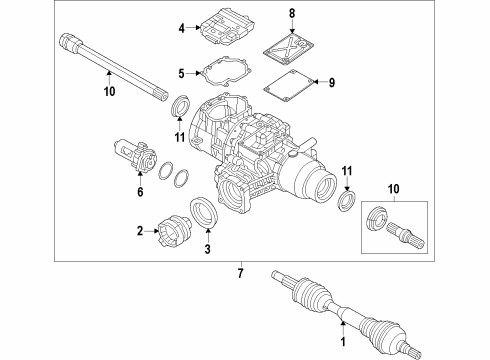 2016 Jeep Cherokee Axle Assembly Diagram for 52123661AE