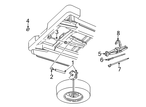 1997 Dodge Dakota Antenna Cable Plug Diagram for 2860332