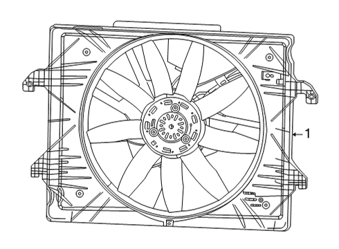 2023 Jeep Wagoneer Cooling Fan Diagram 2 - Thumbnail