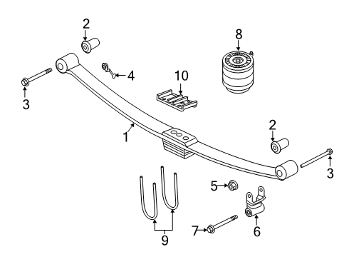 2025 Ram 3500 Plate, Rear Diagram for 68350426AA